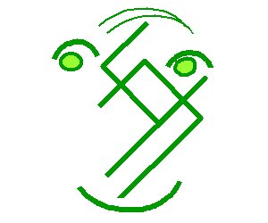 Icon Imagination des Projekt42 Informationsprisma, groß, grün