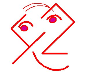 Icon Provokation des Projekt42 Informationsprisma, groß, rot